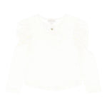 Angel'S Face Shirt Girocollo tinta unita con Fiocco Bianco per Bambina SNOWDROP BIANCO ANGEL'S FACE 