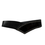 Aniye By Girl Cintura tinta unita con Borchie Nero per Bambina P11115043 NERO ANIYE BY GIRL 