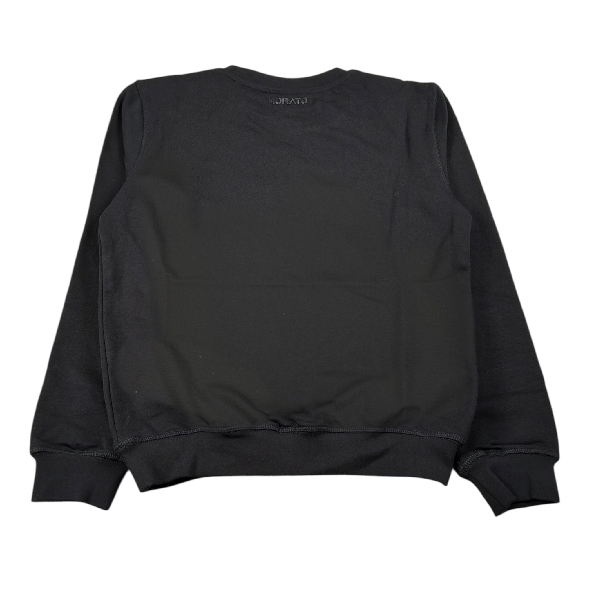 Antony Morato Felpa Chiusa Girocollo tinta unita Nero per Bambino FL00536 NERO ANTONY MORATO 