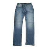 Antony Morato Jeans tinta unita con Girovita Regolabile Azzurro per Bambino MKDT00064 AZZURRO ANTONY MORATO 
