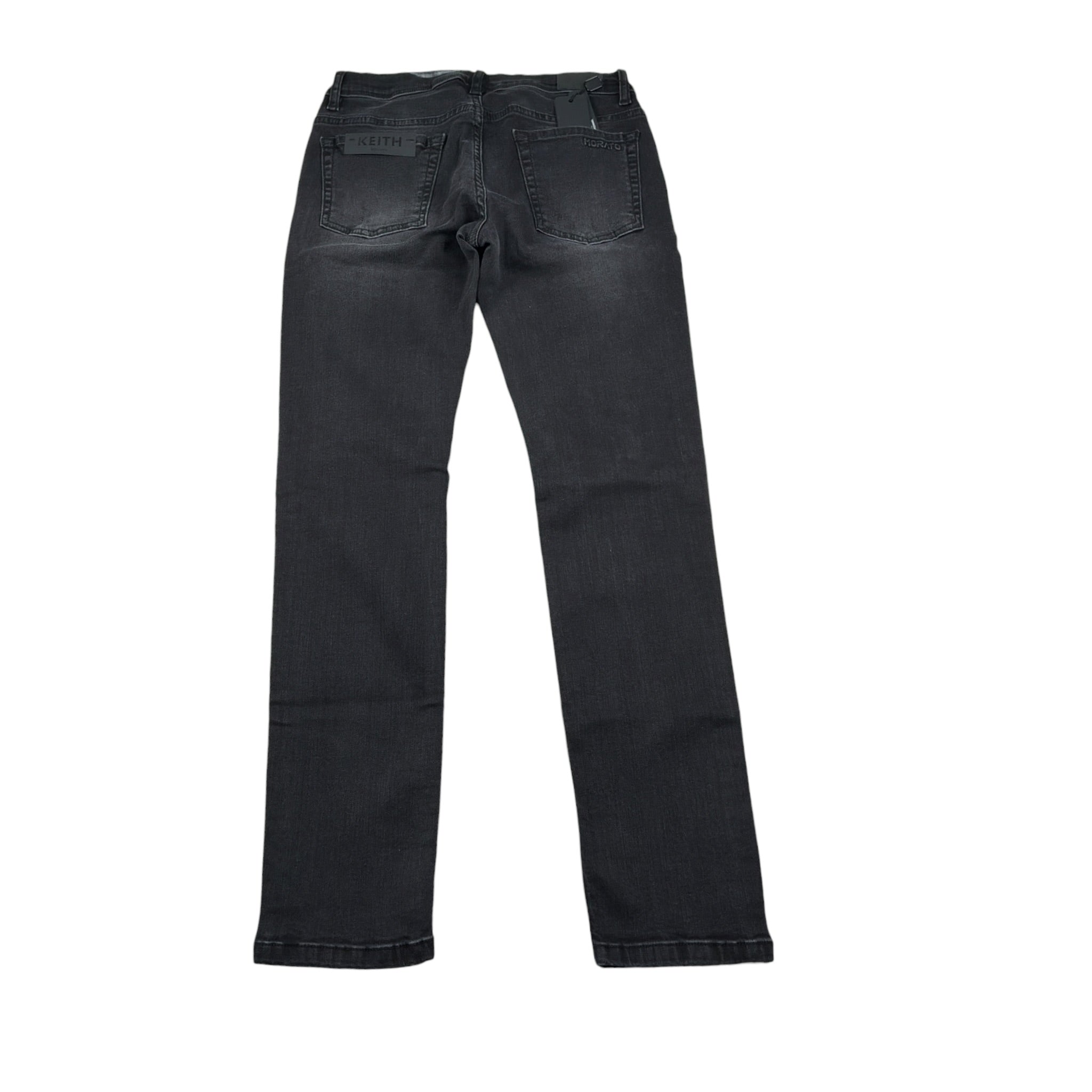 Antony Morato Jeans tinta unita con Girovita Regolabile Nero per Bambino MKDT00064 NERO ANTONY MORATO 