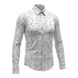 Antony Morato Camicia tinta unita con Fantasia Bianco per Bambino MKSL002577 BIANCO ANTONY MORATO 
