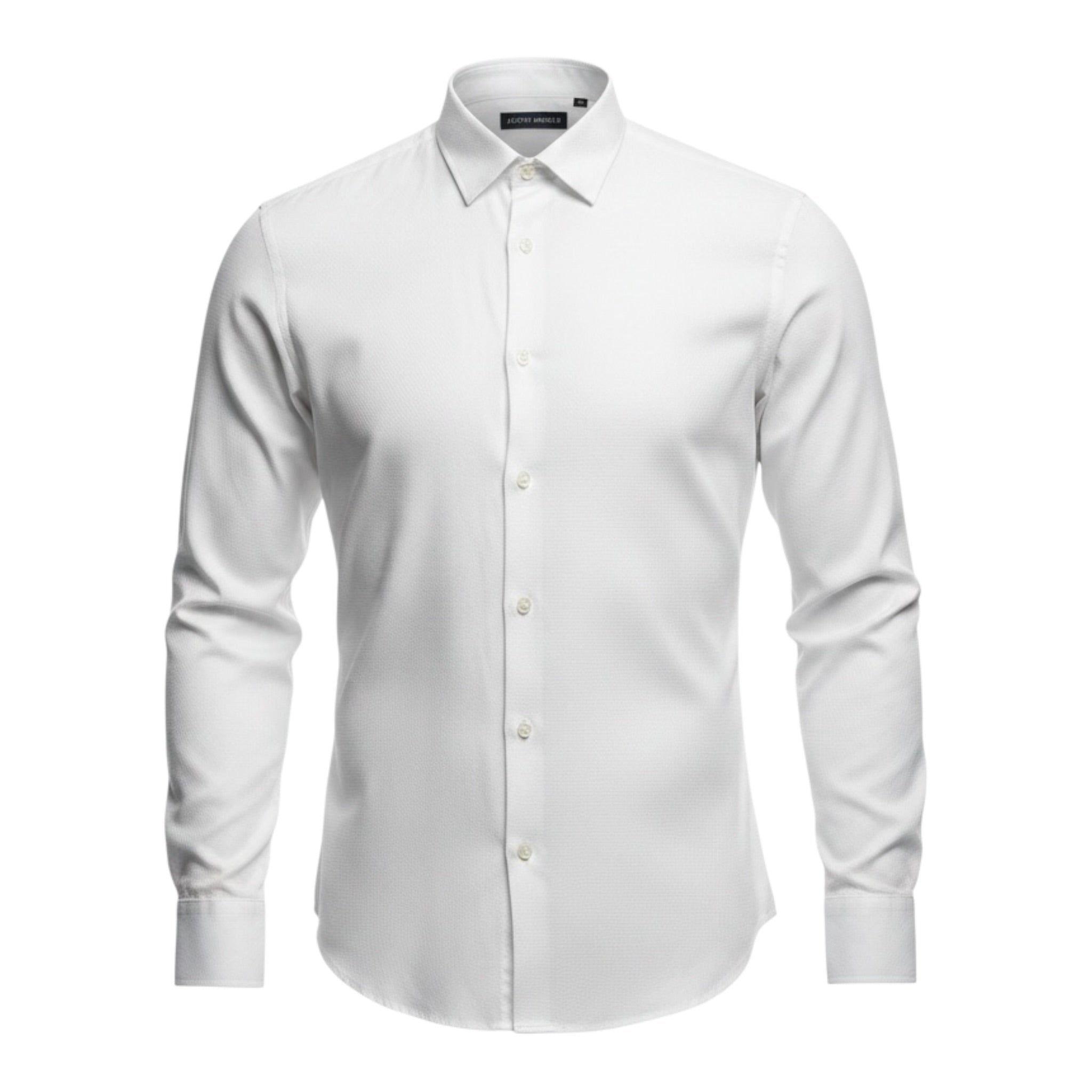 Antony Morato Camicia tinta unita con Microfantasia Bianco per Bambino MKSL00273 BIANCO ANTONY MORATO 