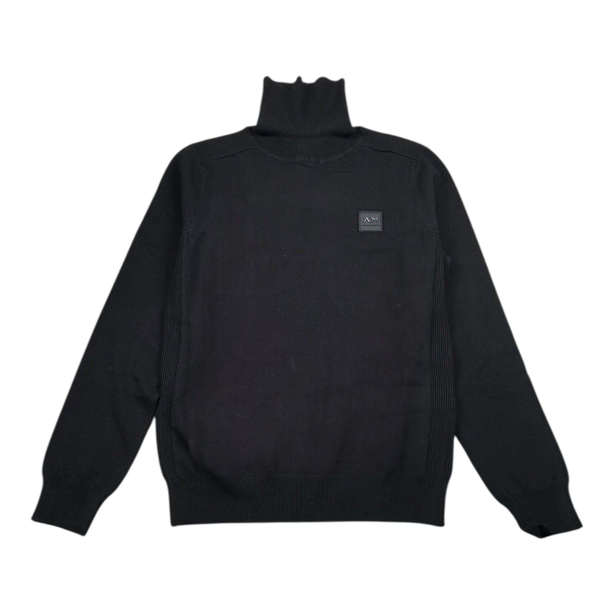 Antony Morato Maglia tinta unita Collo Alto Nero per Bambino MKSW01302 NERO ANTONY MORATO 