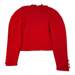 Artigli Maglia Mezzo Collo tinta unita Rosso per Bambina GM53037 ROSSO ARTIGLI 