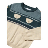 Aspen Maglia Girocollo Bicolore Verde/Beige per Neonato 2311 VERDE/BEIGE ASPEN 