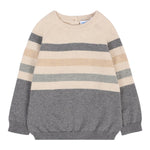 Aspen Maglia Girocollo Bicolore Beige per Neonato 2342 BEIGE ASPEN 