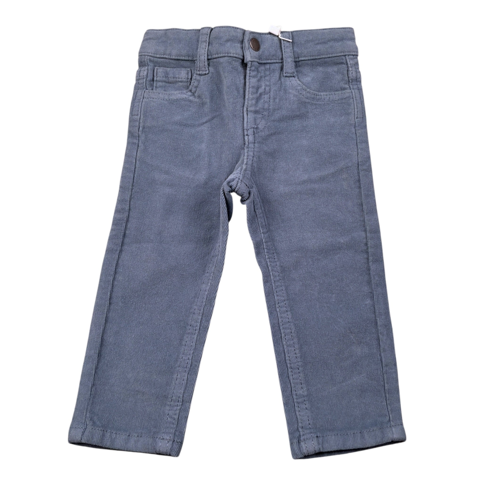 Aspen Pantalone tinta unita con Girovita Regolabile Azzurro per Neonato 502 AZZURRO ASPEN 
