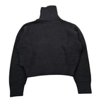 Aspesi Maglia Collo Alto tinta unita Nero per Bambina A25AM0013EM110 NERO ASPESI 