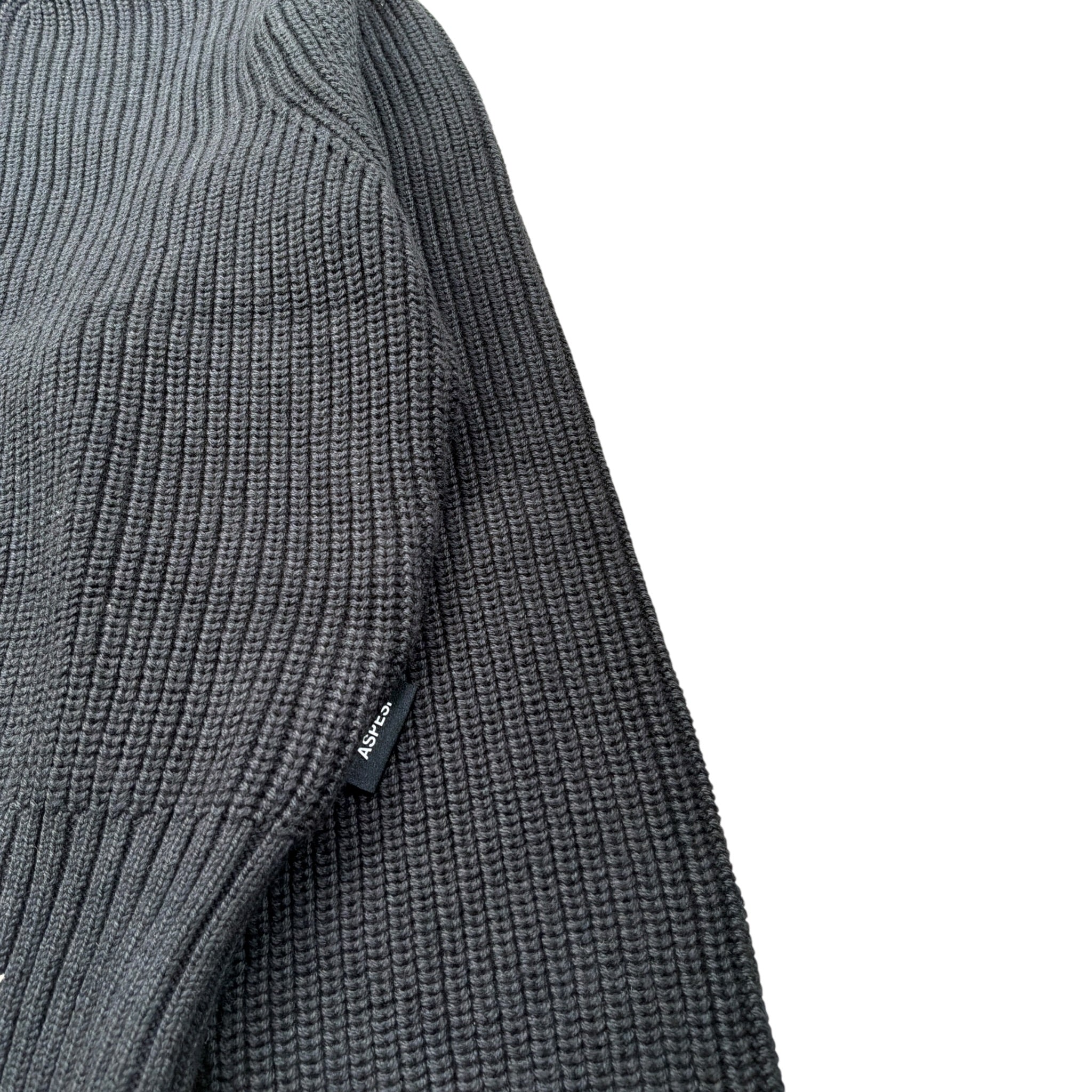 Aspesi Maglia Collo Alto tinta unita Nero per Bambina A25AM0013EM110 NERO ASPESI 