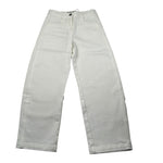 Aspesi Jeans tinta unita con Girovita Regolabile Bianco per Bambino A25APL0002C6051 BIANCO ASPESI 