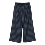 Aspesi Pantalone Palazzo tinta unita con Elastico In Vita Blu per Bambina A25APL0020W1009 BLU ASPESI 