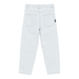 Aspesi Jeans tinta unita con Girovita Regolabile Azzurro per Bambina S25072PLJ0042 AZZURRO ASPESI 