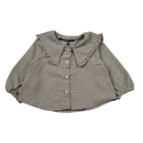 Aventiquattrore Camicia Manica Lunga Fantasia Quadretti Beige per Neonata A2401716N BEIGE AVENTIQUATTRORE 