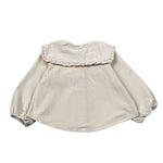 Aventiquattrore Camicia Manica Lunga In Velluto Crema per Neonata A2401721N CREMA AVENTIQUATTRORE 