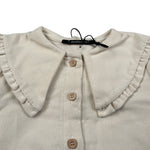 Aventiquattrore Camicia Manica Lunga In Velluto Crema per Neonata A2401721N CREMA AVENTIQUATTRORE 
