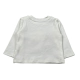 Aventiquattrore Shirt Girocollo tinta unita con Ricami Bianco per Neonato A2401746 BIANCO AVENTIQUATTRORE 