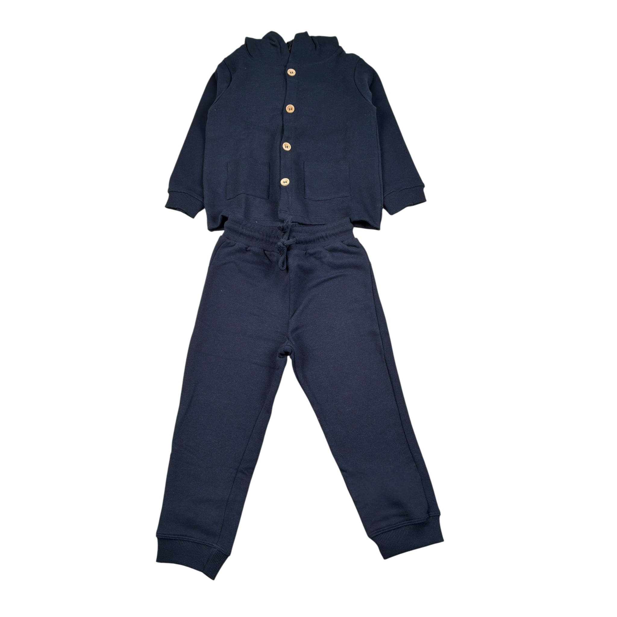 Aventiquattrore Completo 3 Pezzi Felpa-Pantalone tinta unita-Shirt Blu per Bambino A2401756 BLU AVENTIQUATTRORE 