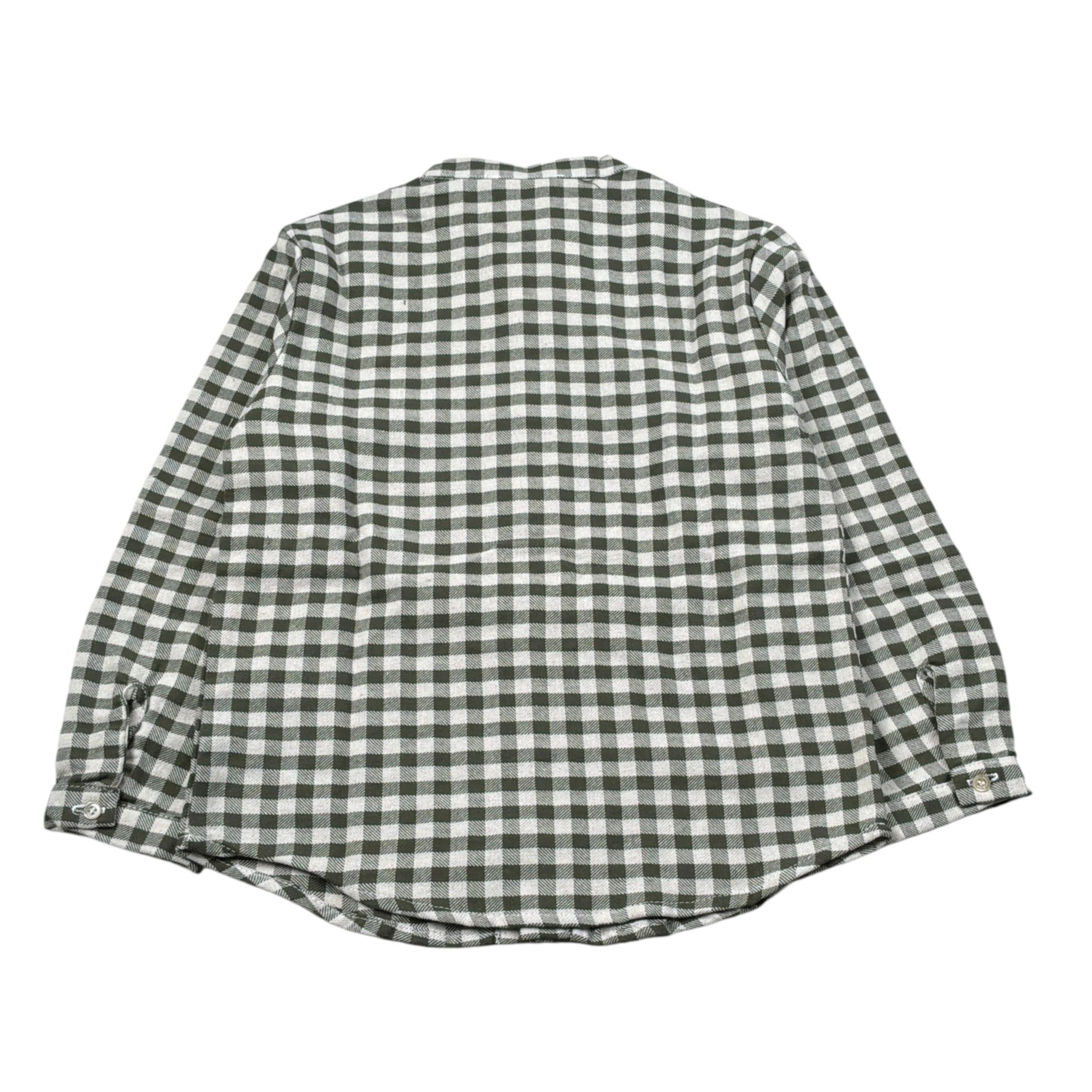 Babe & Tess Camicia Manica Lunga Fantasia Quadri Verde per Bambina 03/548046 VERDE BABE & TESS 