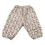 Babe & Tess Pantalone Fantasia Florealecon Elastico In Vita Panna per Neonata 04/548100 PANNA BABE & TESS 