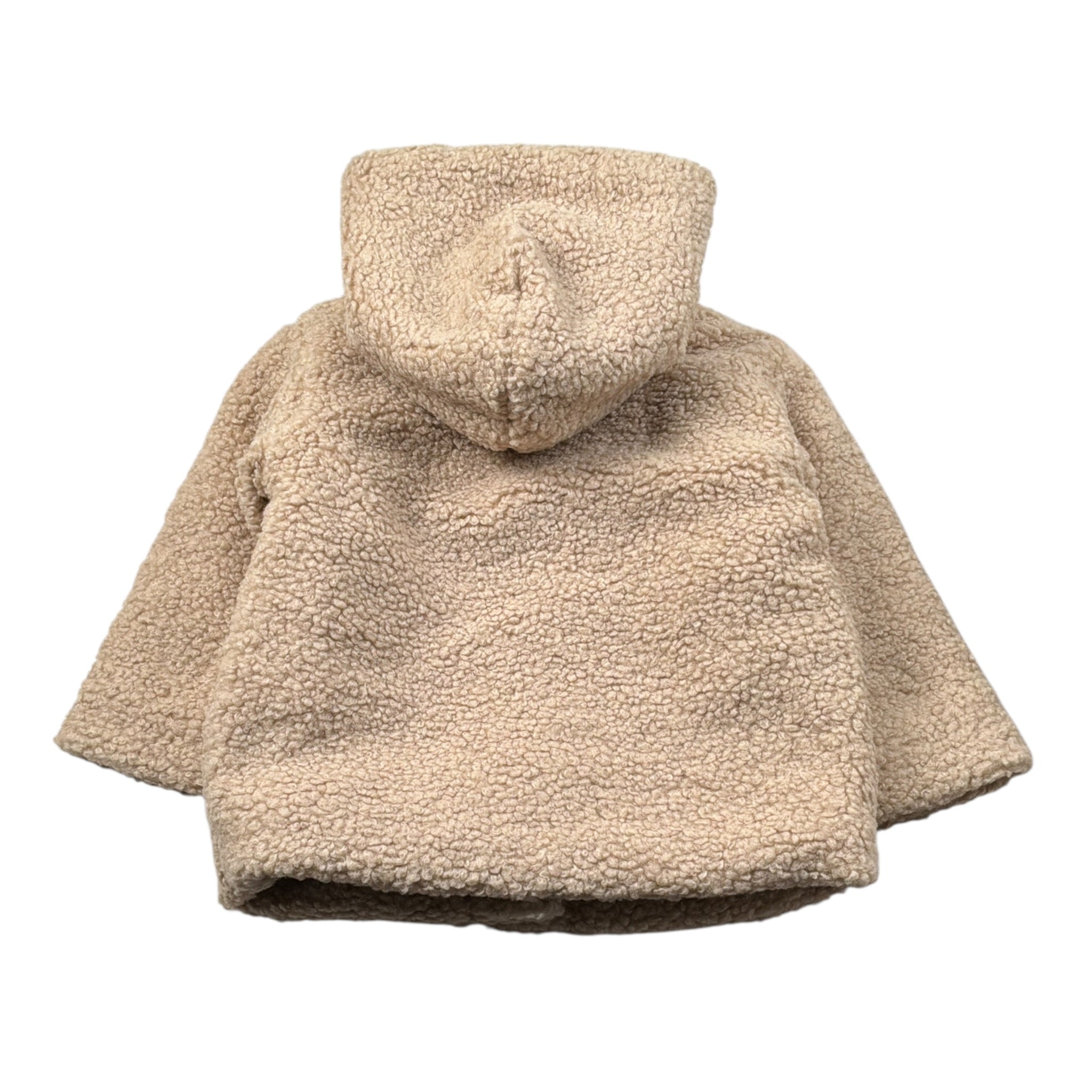 Babe & Tess Cappotto Teddy tinta unita con Cappuccio Beige per Bambina 11/548076 BEIGE BABE & TESS 