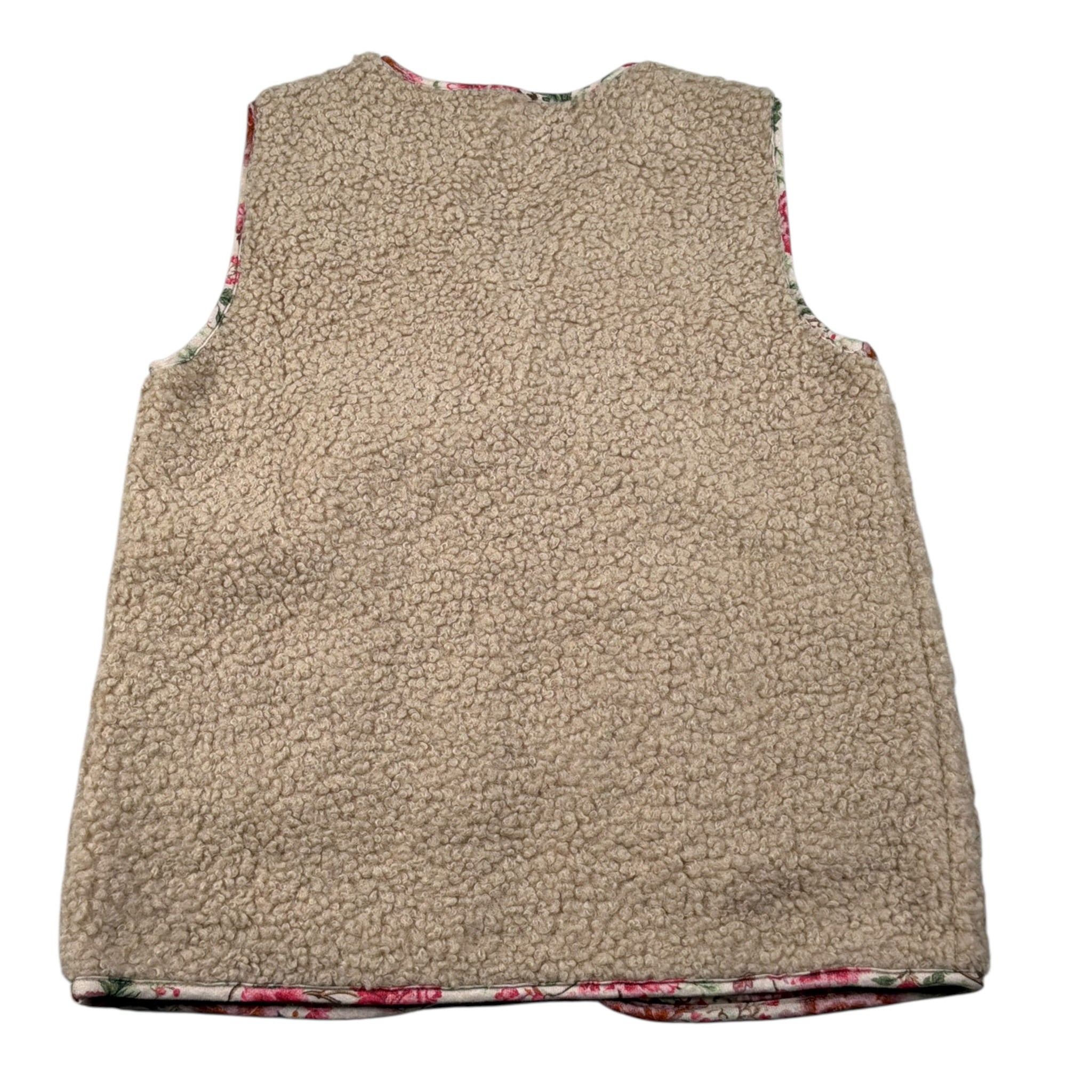 Babe & Tess Gilet tinta unita Teddy Beige per Bambina 16/548060 BEIGE BABE & TESS 