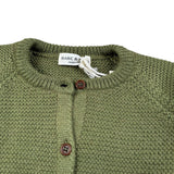 Babe & Tess Cardigan tinta unita Verde per Neonato 59/548083N VERDE BABE & TESS 