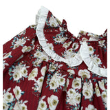 Babine' Completo 2 Pezzi Camicia-Culotte Bordeaux per Neonata 2612010 BORDEAUX BABINE' 