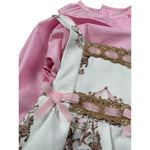 Babine' Completo 2 Pezzi Camicia-Salopette Rosa per Neonata 2612021 ROSA BABINE' 