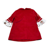 Babine' Abito Manica Lunga tinta unita con Fiocco Rosso per Neonata 2612813 ROSSO BABINE' 