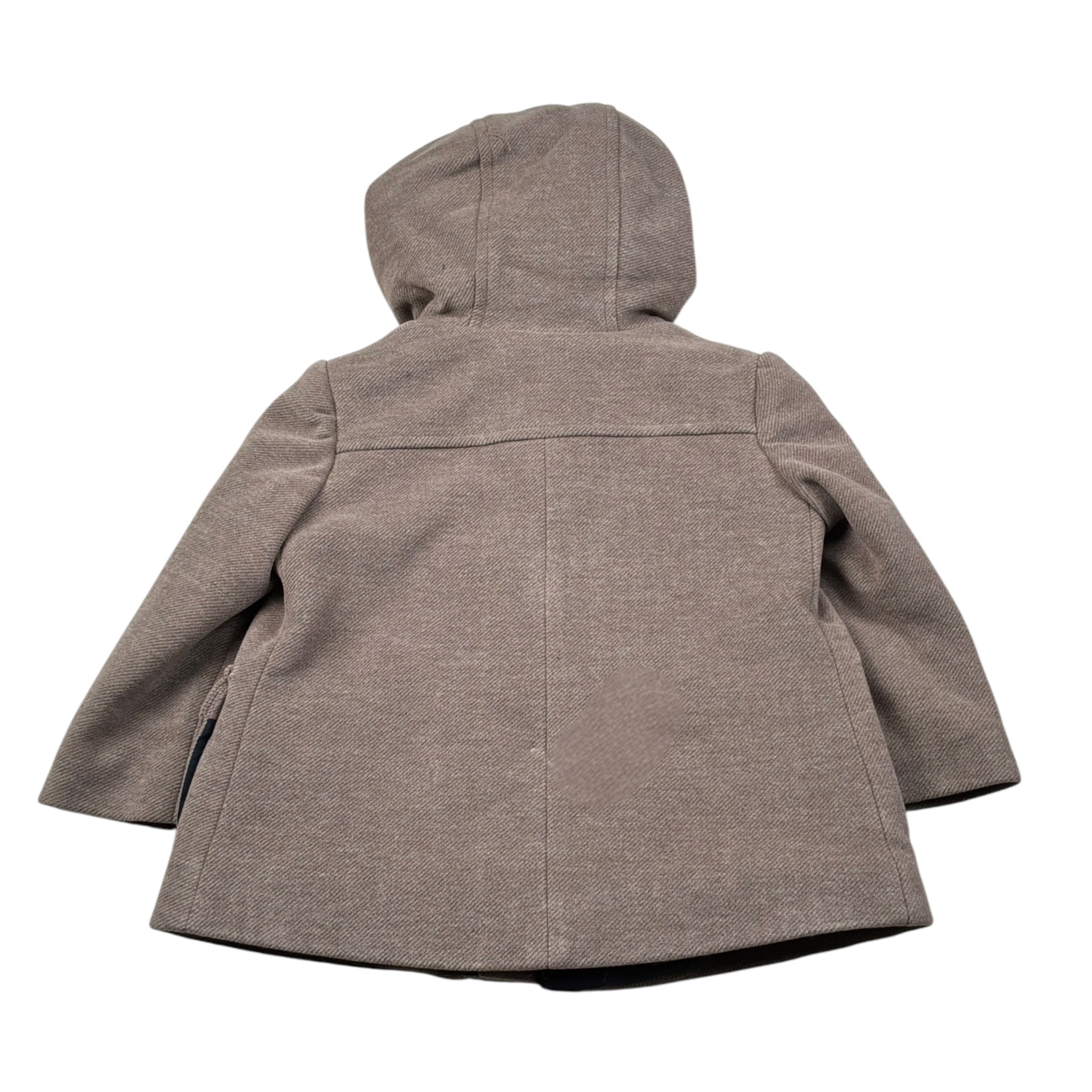 Baby A. Cappotto tinta unita con Cappuccio Fango per Neonato E2923 FANGO BABY A. 