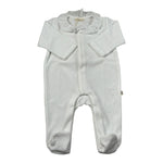 Baby Gi Tutina Manica Lunga tinta unita Bianco per Neonata AG530G BIANCO BABY GI 