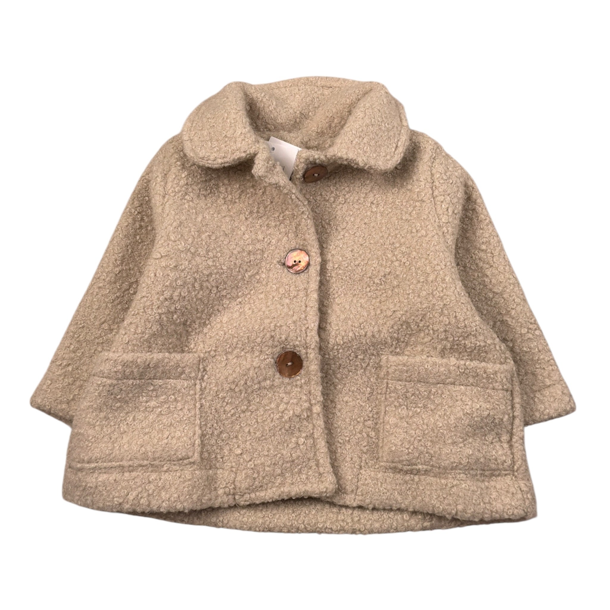 Baby Vip Giubbino tinta unita Modello Teddy Beige per Neonato T1129 BEIGE BABY VIP 