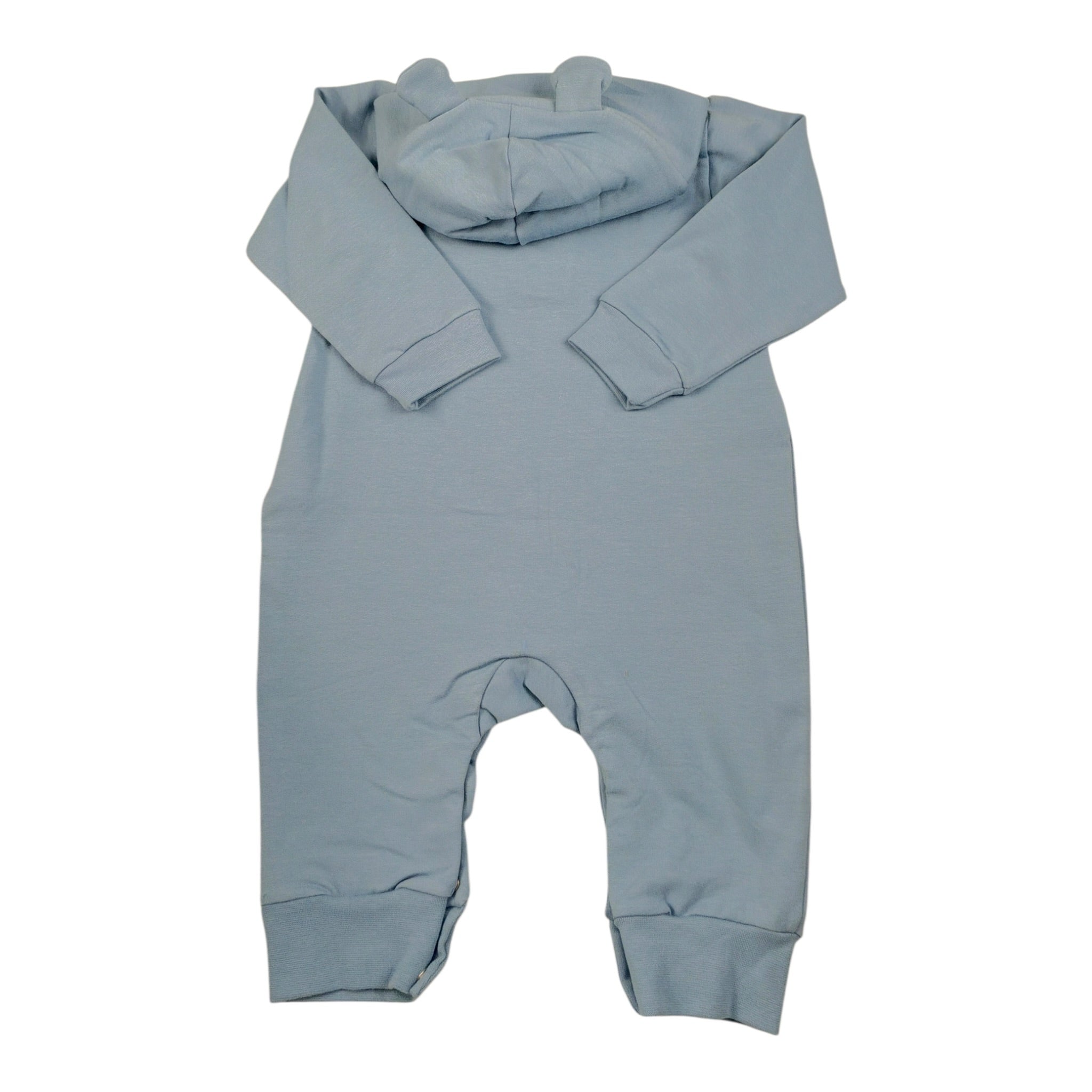 Baby Vip Tutina tinta unita con Cappuccio Azzurro per Neonato T1145 AZZURRO BABY VIP 