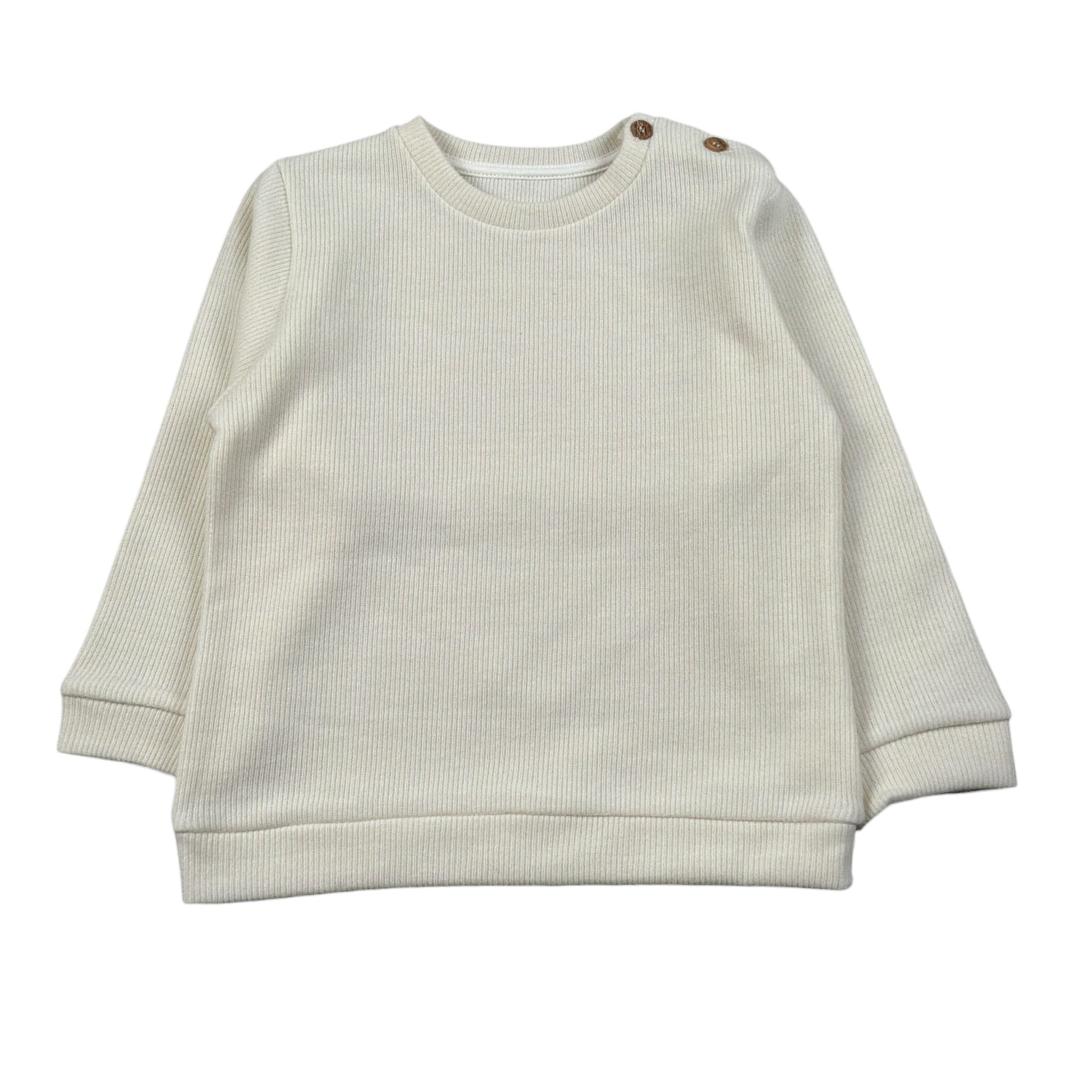 Baby Vip Maglia Girocollo tinta unita Panna per Neonato T1762 PANNA BABY VIP 
