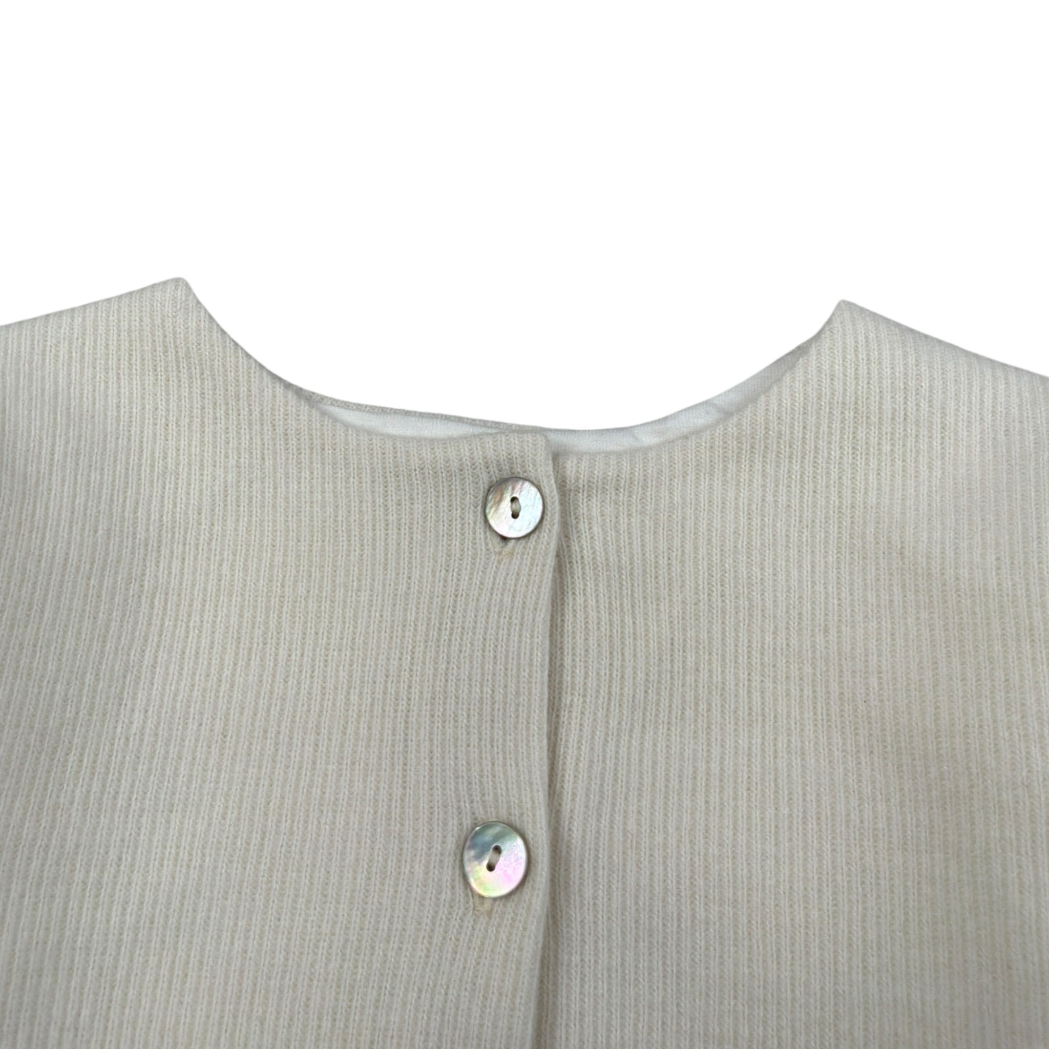 Baby Vip Cardigan tinta unita Panna per Neonata T4018I PANNA BABY VIP 