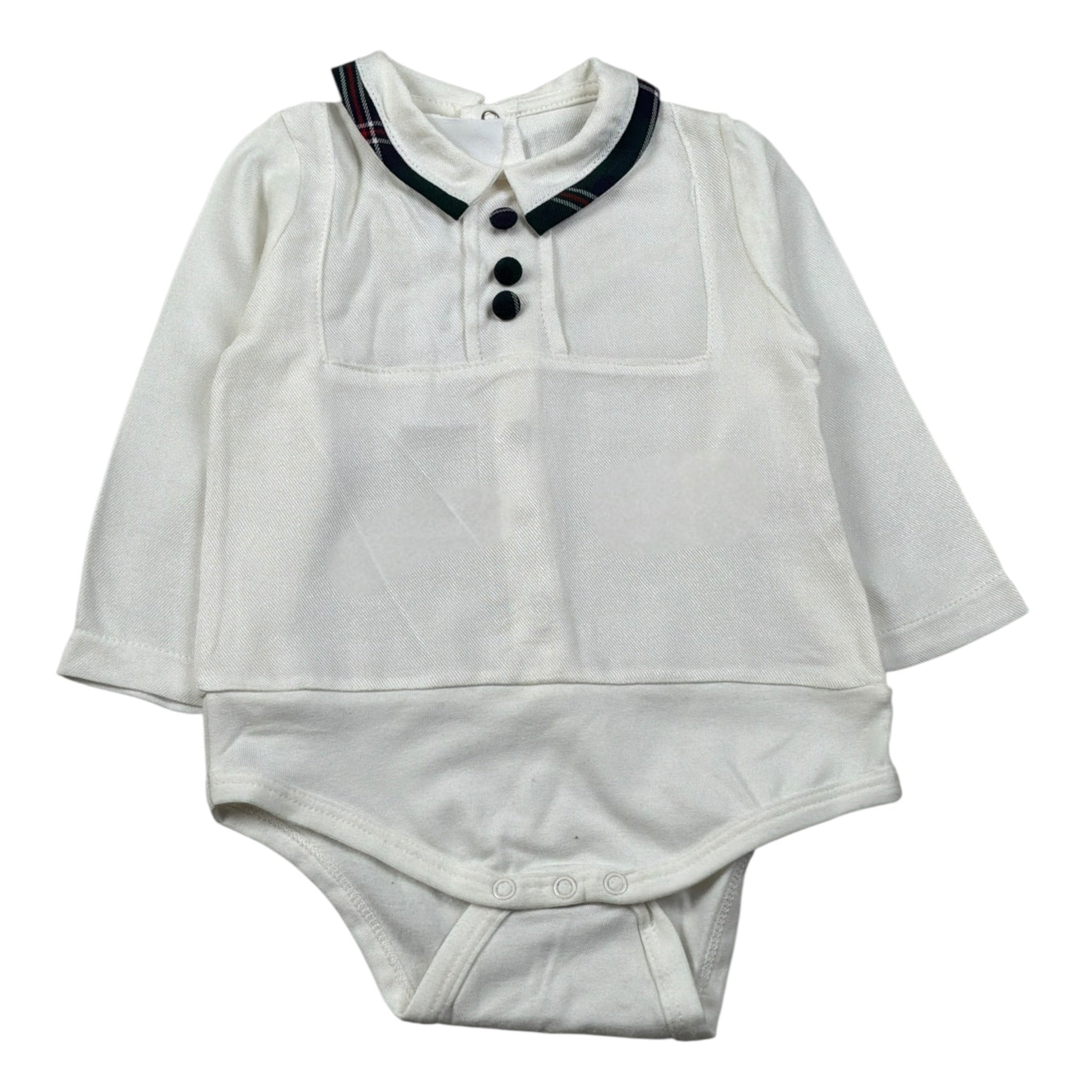Baby Vip Camicia Body Manica Lunga tinta unita Panna per Bambino T403902J PANNA BABY VIP 