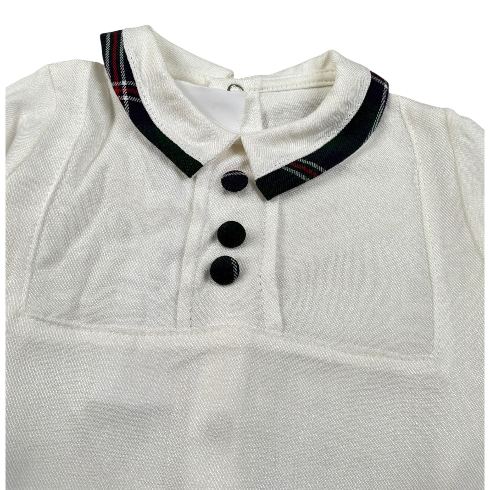 Baby Vip Camicia Body Manica Lunga tinta unita Panna per Neonato T403902 PANNA BABY VIP 