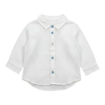 Baby Vip Camicia tinta unita Manica Lunga Bianco per Neonato T4097 BIANCO BABY VIP 