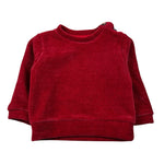 Baby Vip Felpa Chiusa Girocollo tinta unita Rosso per Neonato T411307 ROSSO BABY VIP 