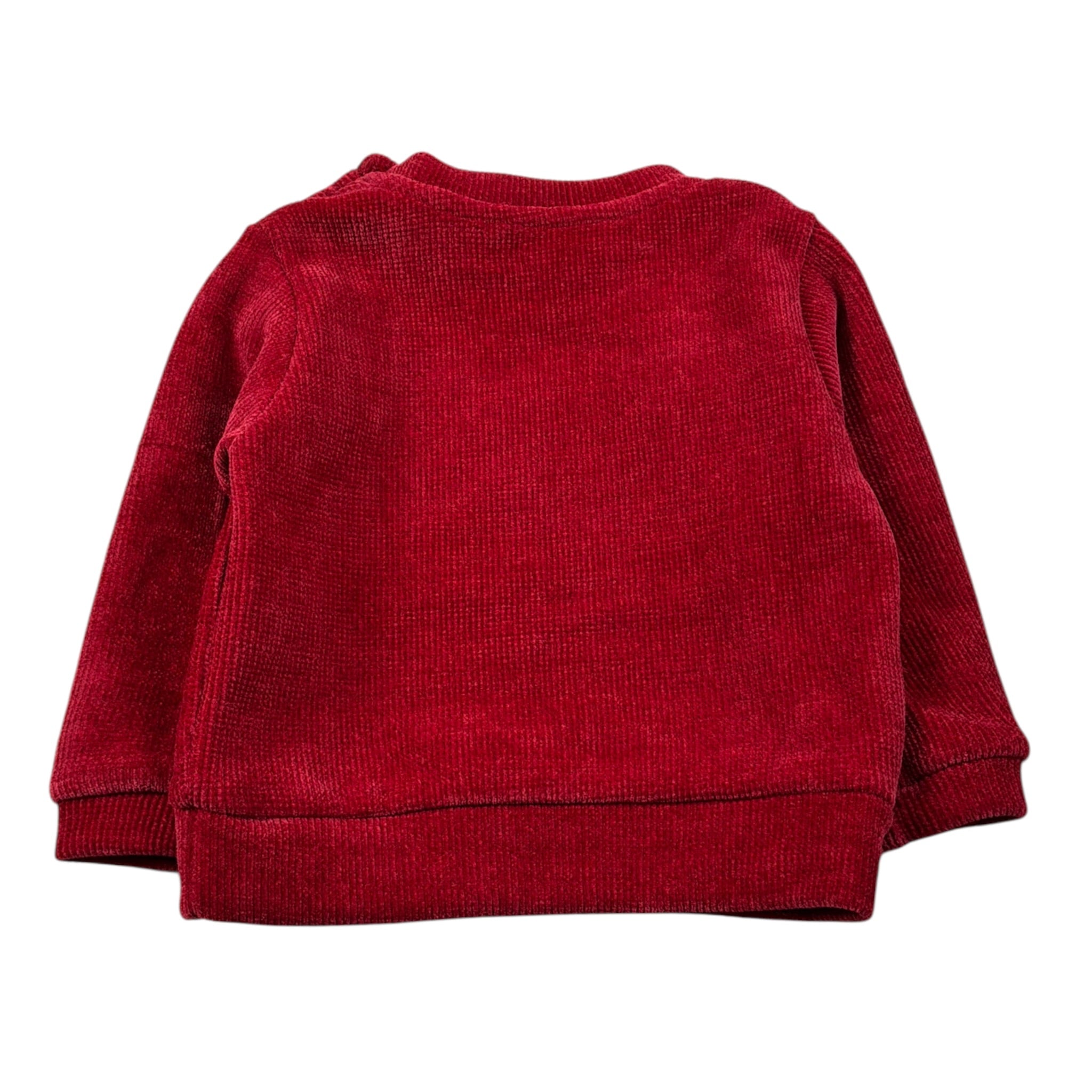 Baby Vip Felpa Chiusa Girocollo tinta unita Rosso per Neonato T411307 ROSSO BABY VIP 