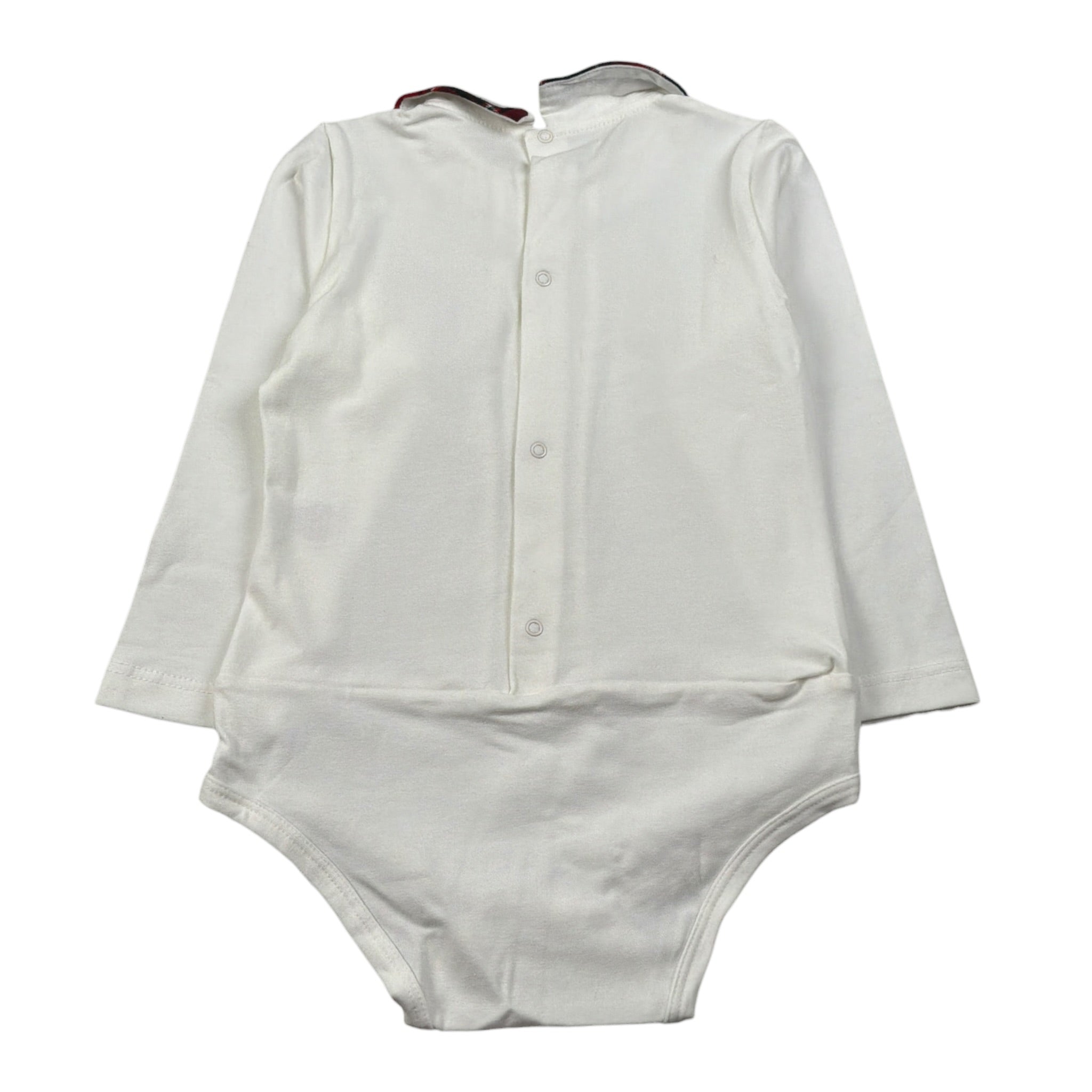Baby Vip Body Manica Lunga Tinta Unta Panna per Neonato T411402 PANNA BABY VIP 