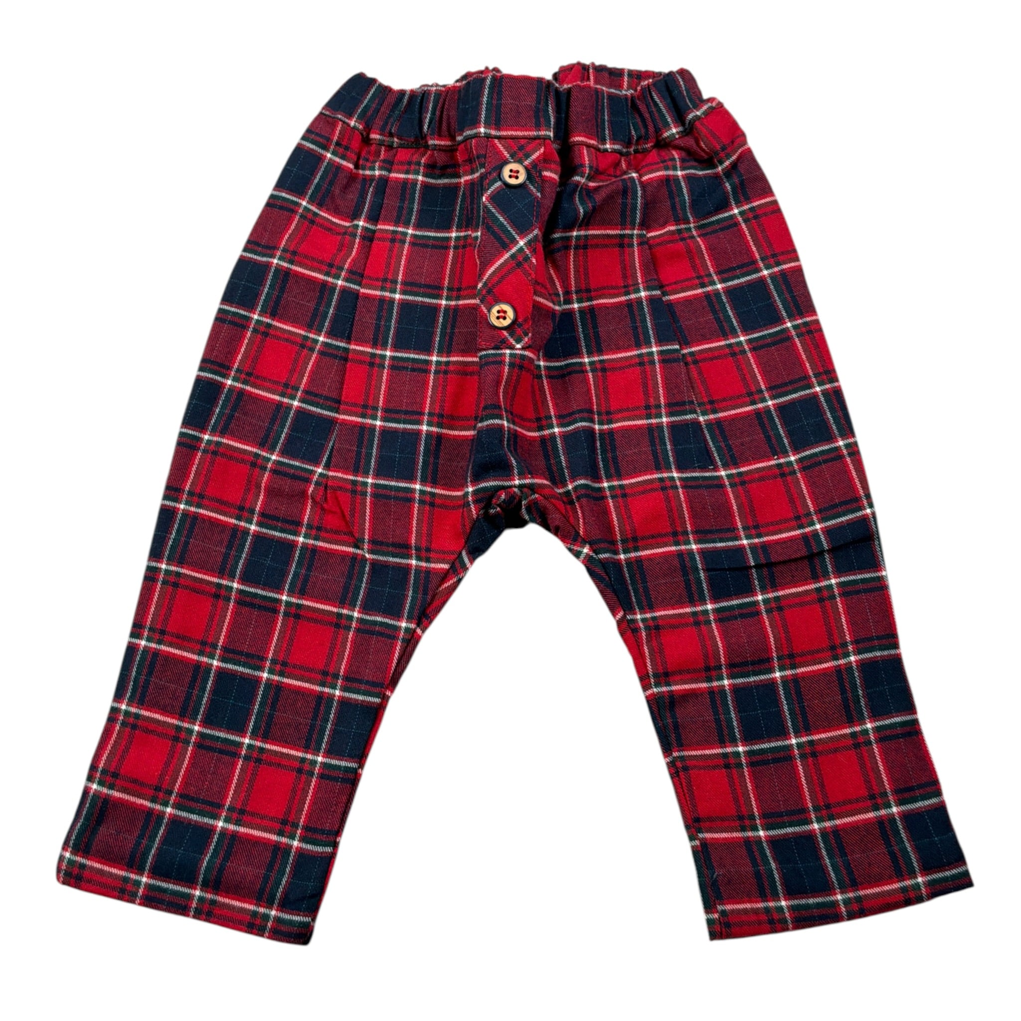 Baby Vip Pantalone Stampa Fantasia Bicolore Rosso/Blu per Bambino T412607 ROSSO/BLU BABY VIP 