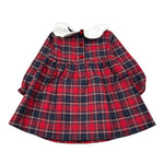 Baby Vip Abito Manica Lunga Bicolore Rosso per Neonata T413107 ROSSO BABY VIP 