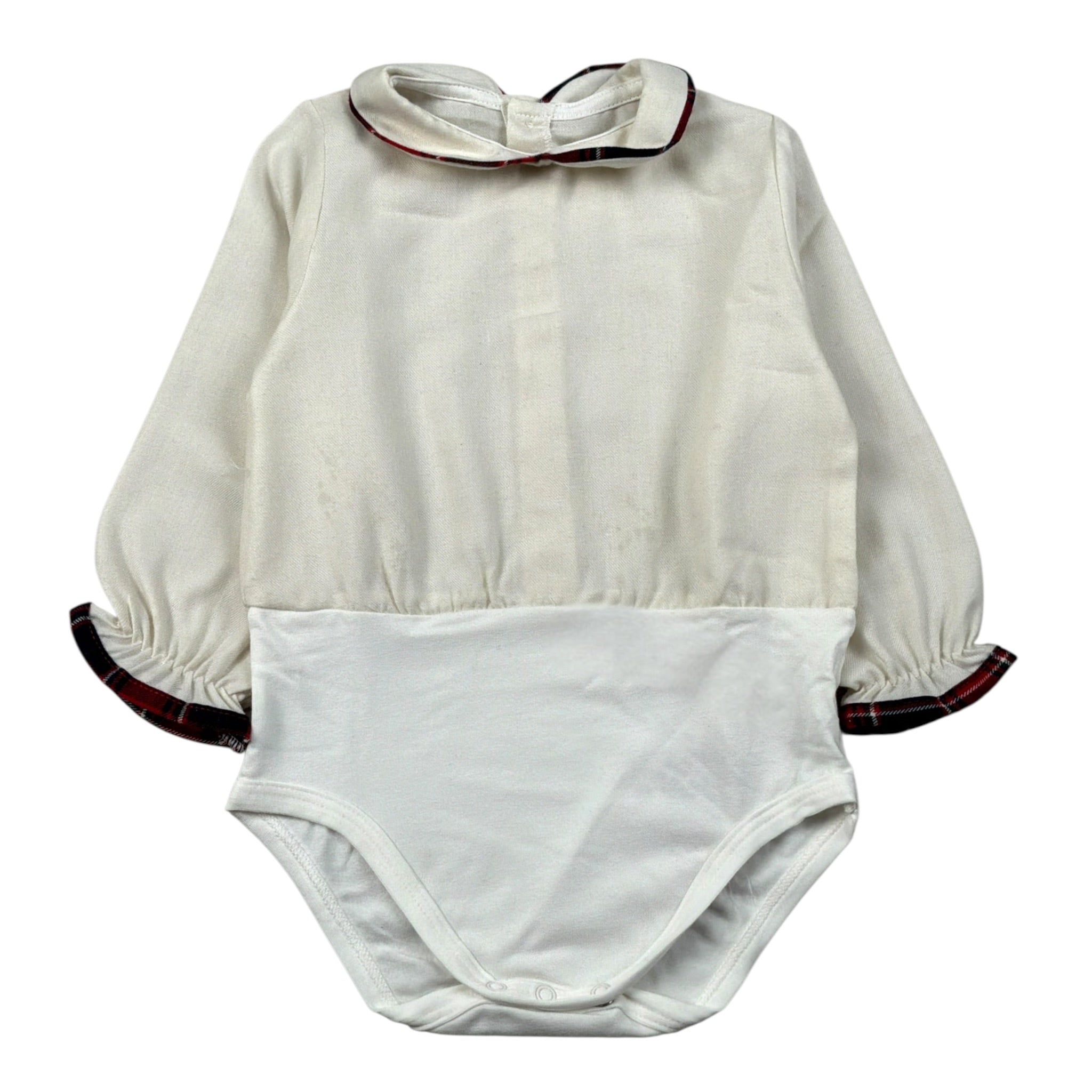 Baby Vip Body Manica Lunga tinta unita Panna per Neonata T413702 PANNA BABY VIP 