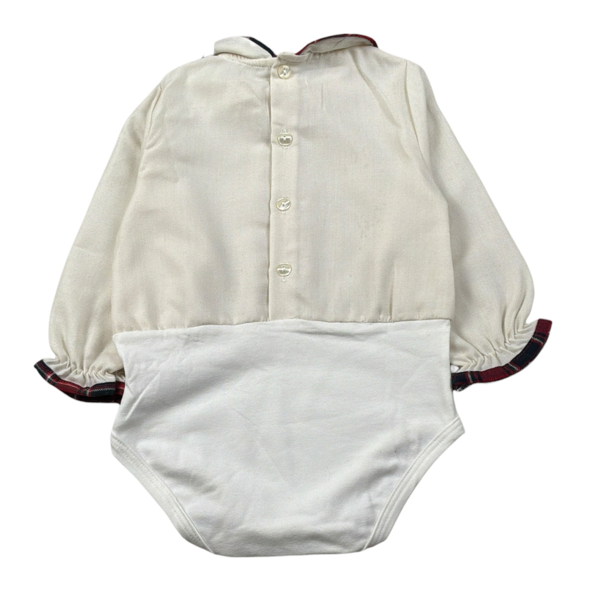 Baby Vip Body Manica Lunga tinta unita Panna per Neonata T413702 PANNA BABY VIP 