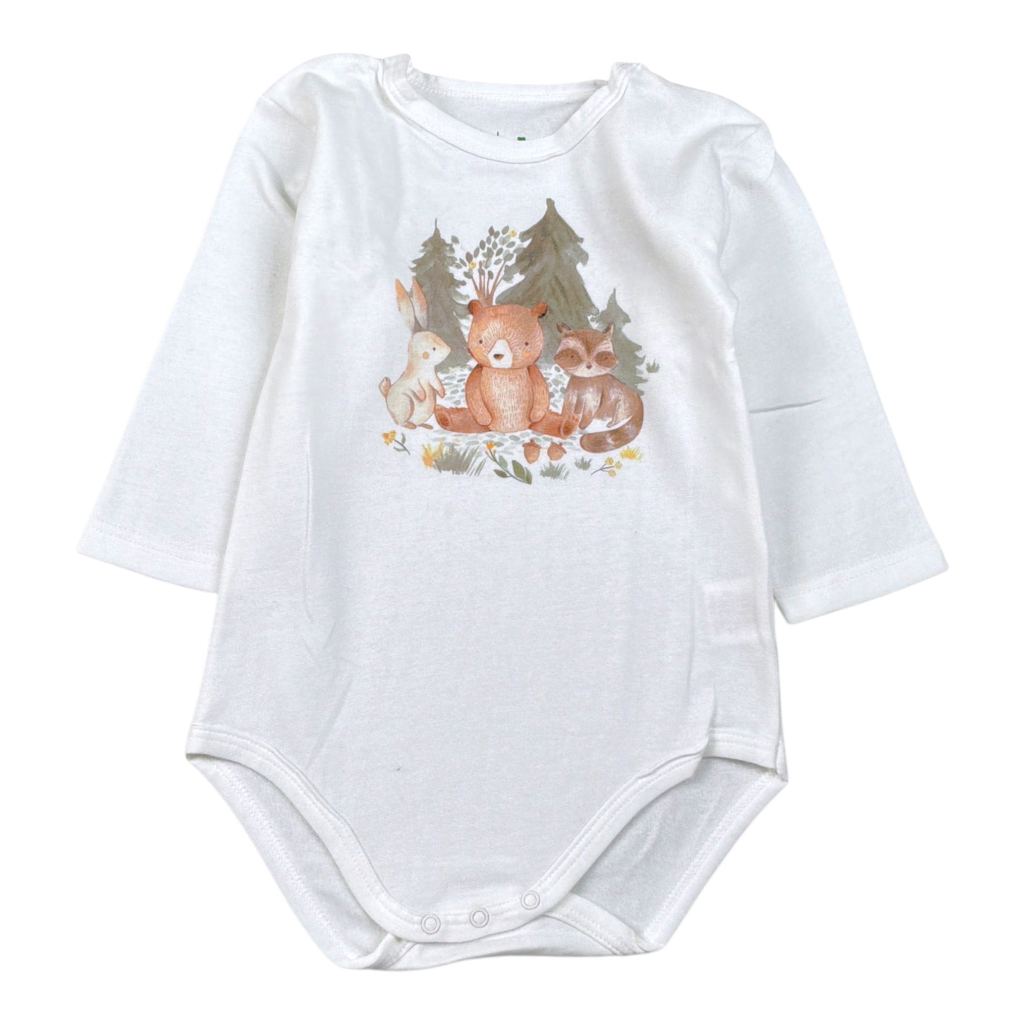 Baby Vip Body tinta unita con Stampa Bianco per Neonato T4212 BIANCO BABY VIP 