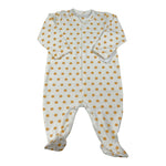 Baby Vip Tutina tinta unita con Fantasia Pois Panna per Neonato T4352 PANNA BABY VIP 