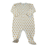 Baby Vip Tutina tinta unita con Fantasia Pois Panna per Neonato T4352 PANNA BABY VIP 
