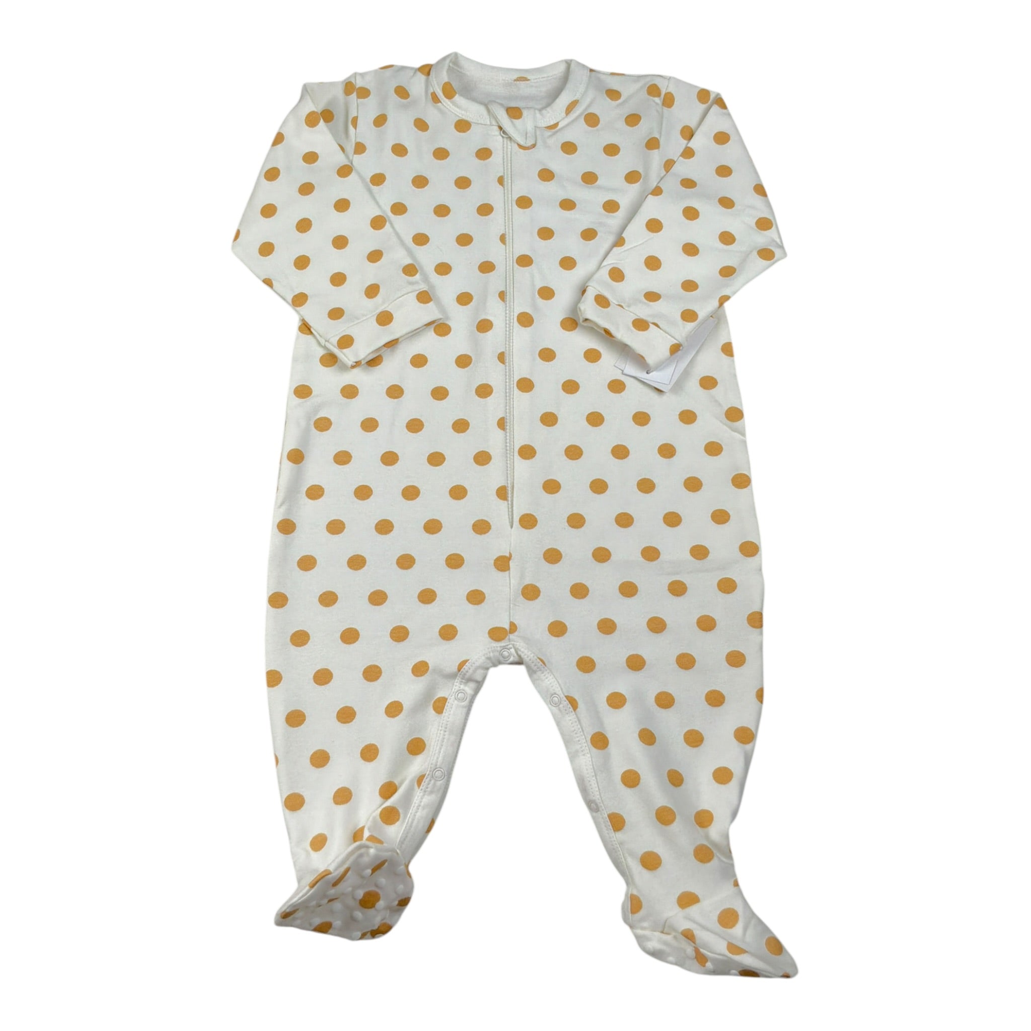 Baby Vip Tutina tinta unita con Fantasia Pois Panna per Neonato T4352 PANNA BABY VIP 